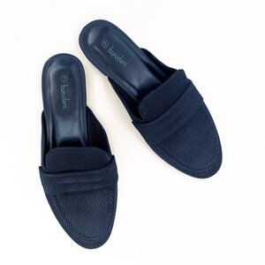 Burudani Size 7 Black Knit Jori Mules Slides